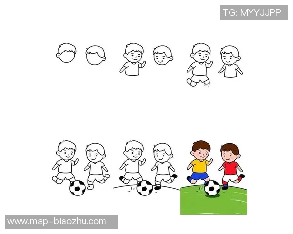 女足球星简笔画艺术作品集 精美示范展现女性足球风采与活力
